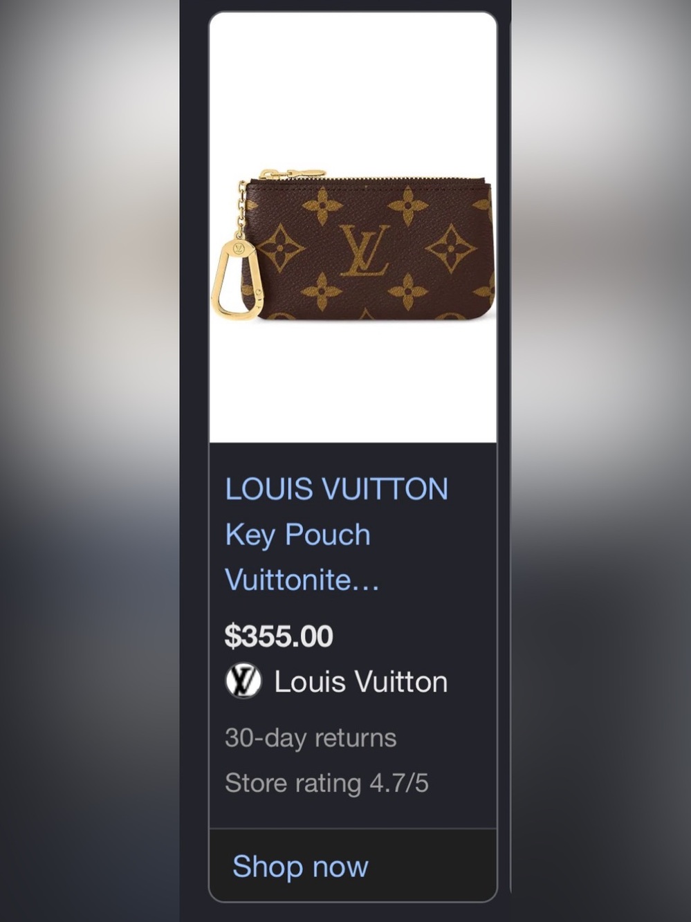 Louis Vuitton Key Pouch - Picture 8 of 8